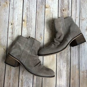 Seychelles Slouchy Suede Block Heel Ankle Bootie